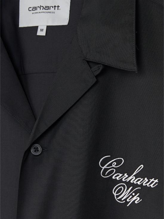 26FW 칼하트 WIP 반팔 셔츠 I036808 K02XX Black - CARHARTT WIP