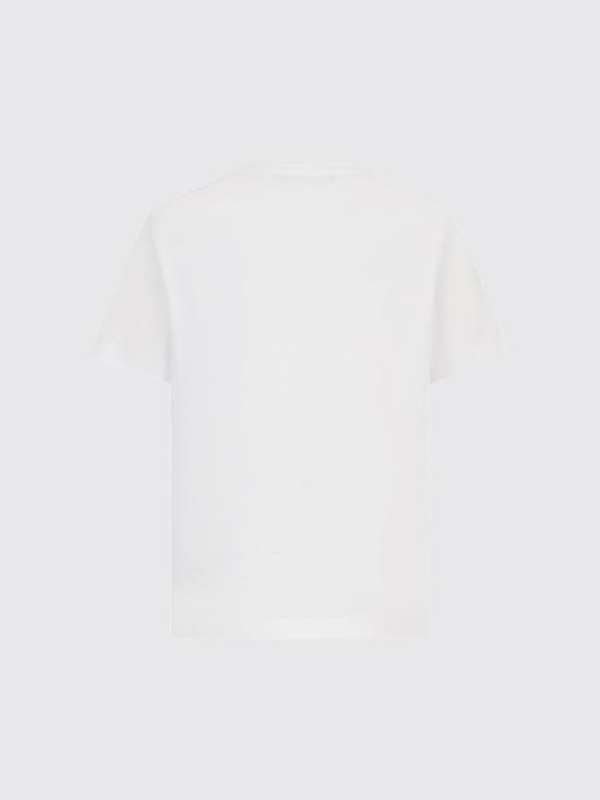 26FW [키즈] 발망 티셔츠 BZ8H51Z3672 100NE White - BALMAIN