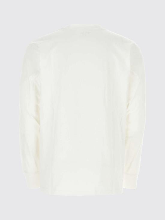 26FW 칼하트 WIP 아메리칸 스크립트 롱슬리브 티셔츠 I029955 02XX White - CARHARTT WIP