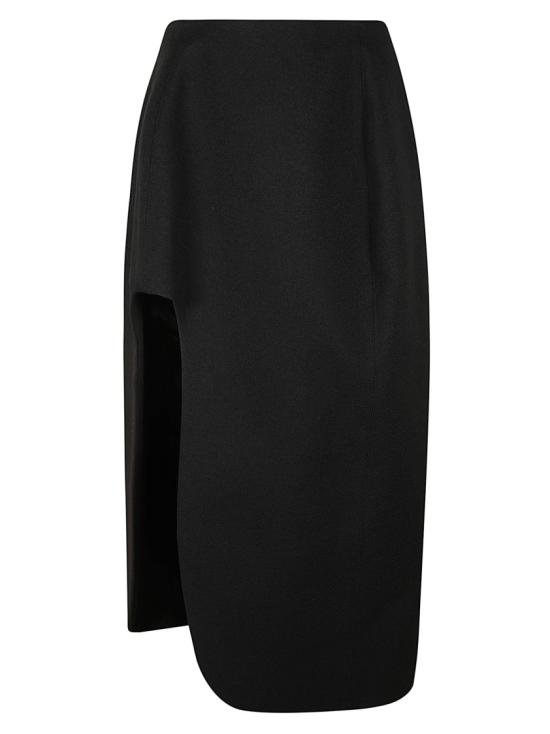 26FW 질샌더 스커트 J03MA0316J40408001 Black