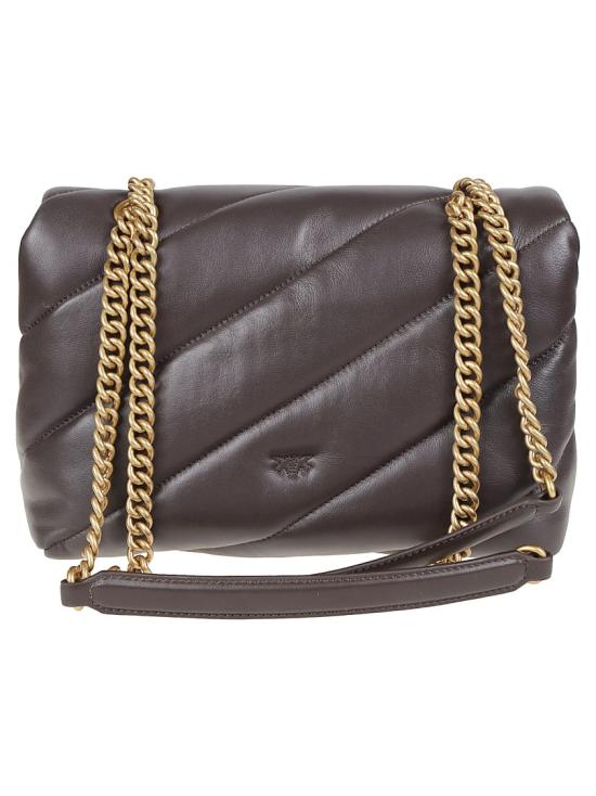 26FW 핑코 숄더백 100038 A0F2 Brown - PINKO