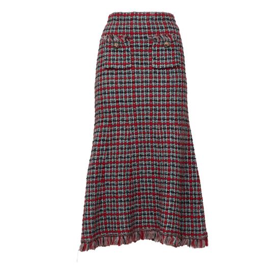 26FW 셀프 포트레이트 스커트 AW26146MSK Red