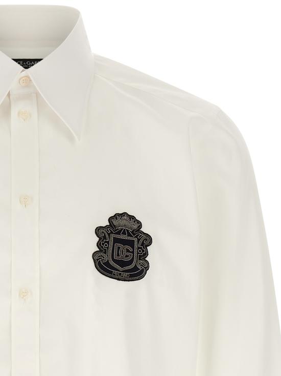 26FW 돌체앤가바나 긴팔 셔츠 G5NP9ZGK527W0800 White - DOLCE & GABBANA