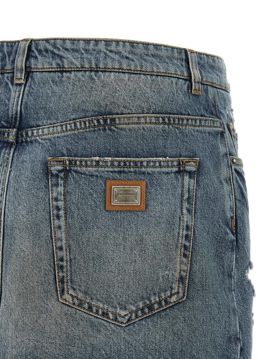26FW 돌체앤가바나 롱 스커트 F4C2TZG8PG5S9001 Blue - DOLCE & GABBANA