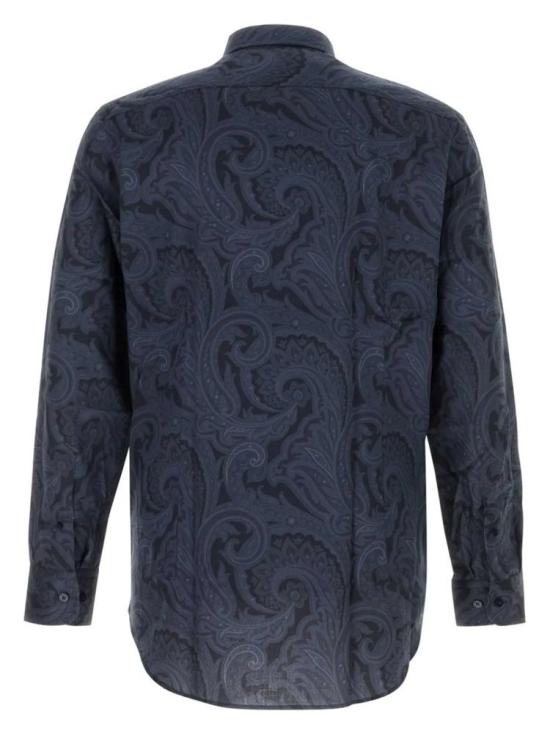 25FW 에트로 긴팔 셔츠 MRIB000199SA5M1 Blue - ETRO