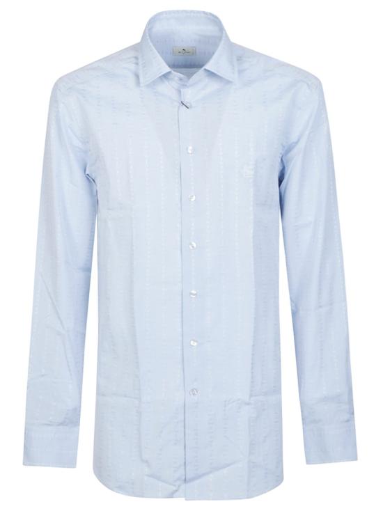 25FW 에트로 긴팔 셔츠 MRIB0002 99TR579 Blue