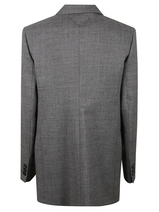 26FW 프라다 싱글 브레스트 블레이저 P509QSOOO6011 Grey - PRADA
