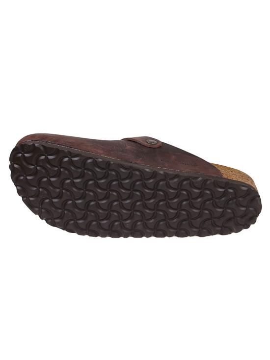 26FW 버켄스탁 보스턴 오일드 레더 클로그 860133 Black - BIRKENSTOCK