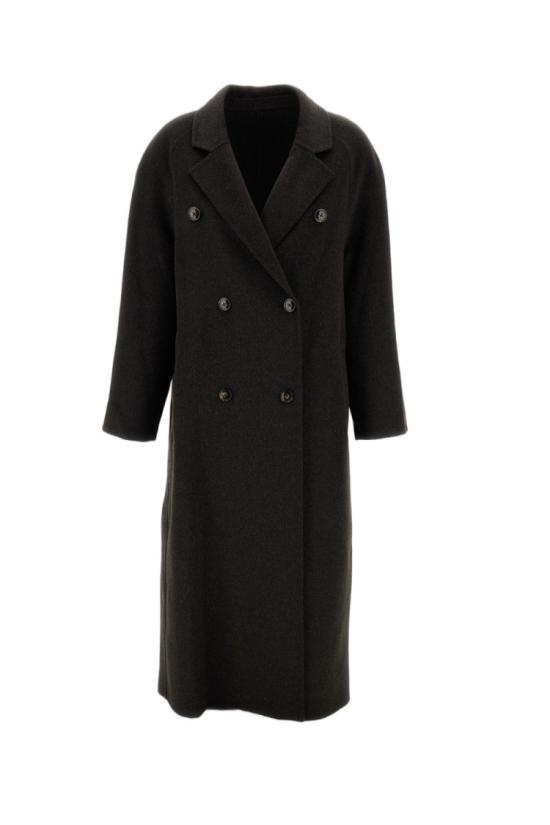 26FW 루루 드 세종 코트 IRVINBROWNMELANGE Black