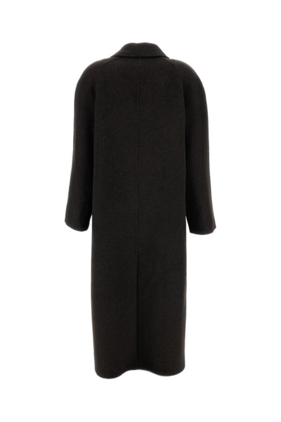 26FW 루루 드 세종 코트 IRVINBROWNMELANGE Black - LOULOU DE SAISON
