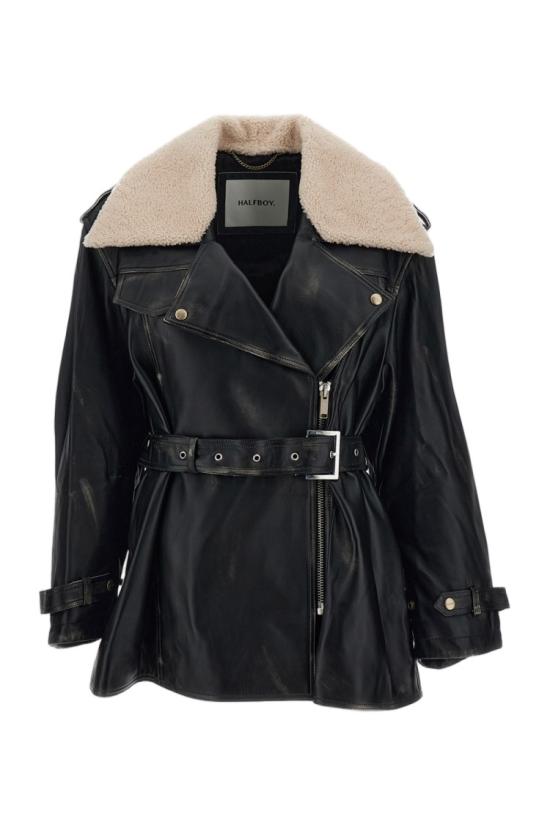 26FW 하프보이 코트 HF261WL007LT042999 Black