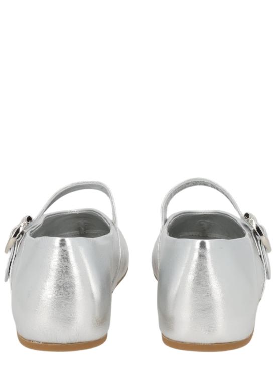 26FW 살바토레 페라가모 플랫 슈즈 782667 01J947008 Silver - SALVATORE FERRAGAMO