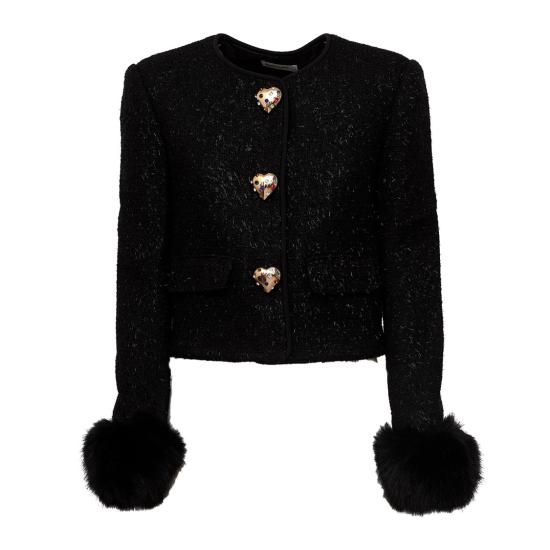 26FW 셀프 포트레이트 자켓 AW26131J Black