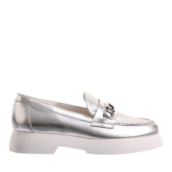  호글 플랫 슈즈 7101631 7600 Silver