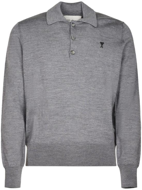26FW 아미 니트웨어 HPL457KN0197A336 Grey