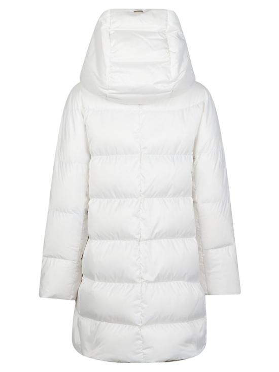 26FW 에르노 새틴 A-셰이프 재킷 PI1304D 12170Z White - HERNO