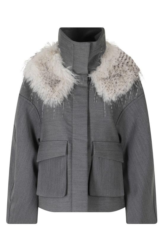 26FW 텔라 자켓 070111 010577 099 Grey