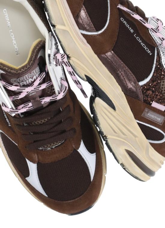 26FW 크라임런던 스니커즈 23400AA9 20FUGITIVE 9094BLACK Brown - CRIME LONDON