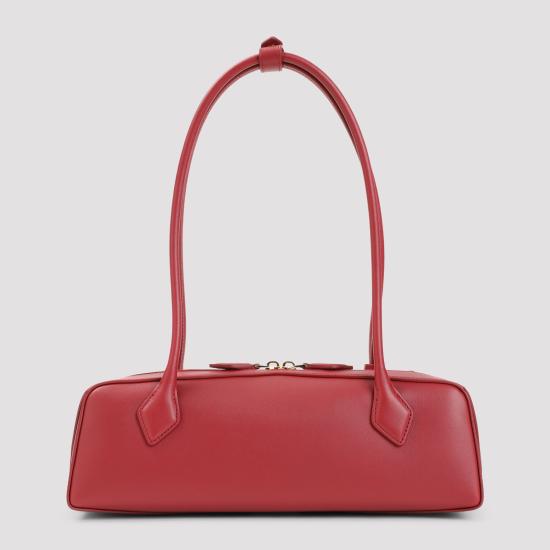 26FW 알라이아 르 테켈 미디움 레더 숄더백 AA1S06033I061 U18 ROUGE CARMIN - ALAIA