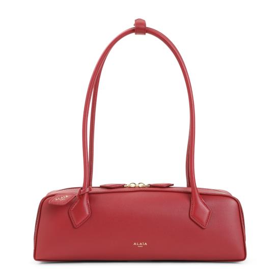 26FW 알라이아 르 테켈 미디움 레더 숄더백 AA1S06033I061 U18 ROUGE CARMIN - ALAIA