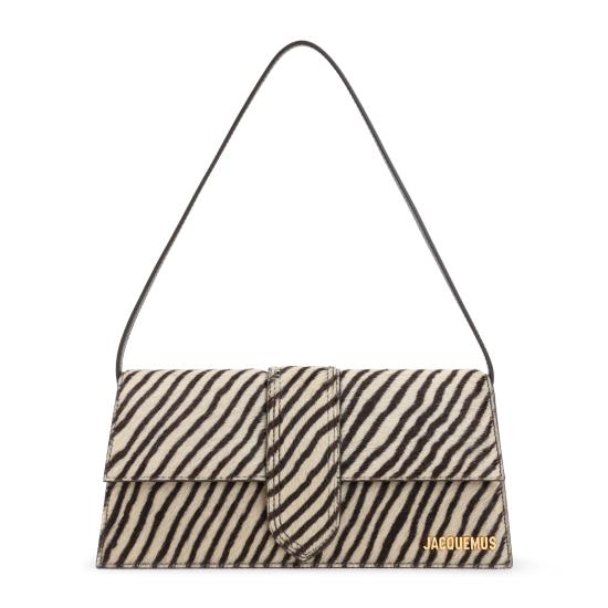 26FW 자크뮈스 르 밤비노 플랩백 자크뮈스 BAW00013AC10C05 1IM BEIGE DARK BROWN ANTELO - JACQUEMUS