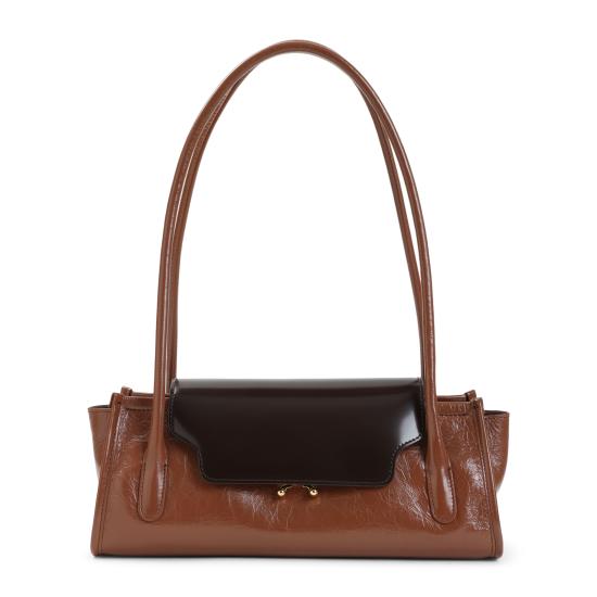 26FW 마르니 숄더백 SBMP0310U0 P9465 ZP312 RAW SIENNA REDWOOD - MARNI