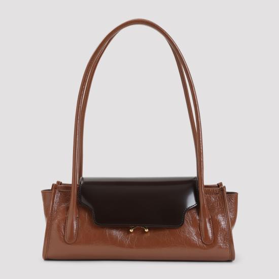 26FW 마르니 숄더백 SBMP0310U0 P9465 ZP312 RAW SIENNA REDWOOD - MARNI