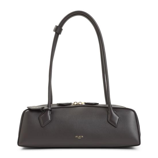 26FW 알라이아 르 테켈 미디움 레더 숄더백 AA1S06033I061 U15 BRUN FUME - ALAIA