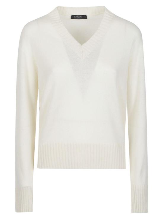 26FW 아라고나 니트웨어 D3425TF White
