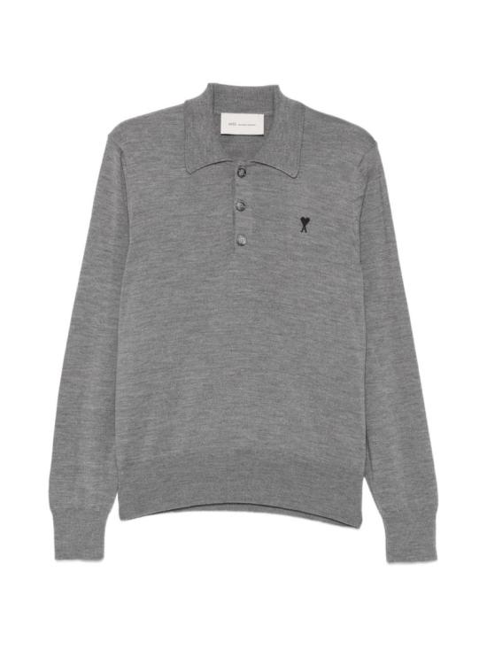 26FW 아미 폴로 티셔츠 HPL457 KN0197 A336 Grey
