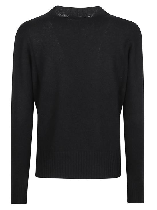 26FW 아라고나 니트웨어 D3424TF Black - ARAGONA