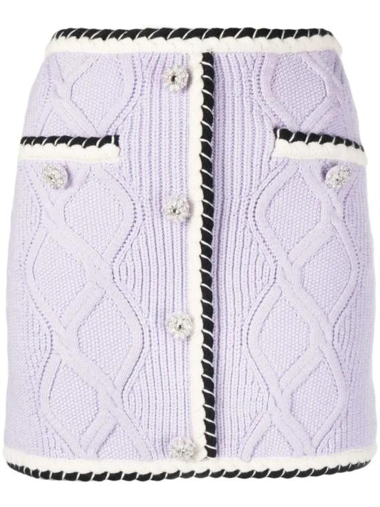  셀프 포트레이트 스커트 PF23 194SK PURPLE