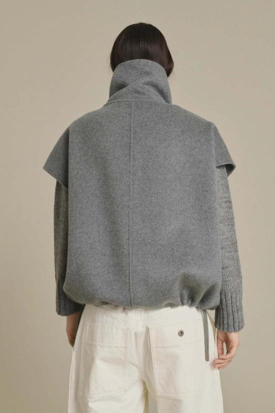  쉐르 베스트 수르 주노 지퍼  그레이 - SOEUR