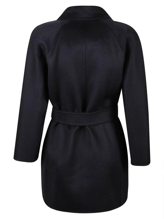 26FW 막스마라 데토 캐시미어 숄 코트 2621036011600 Black - MAX MARA