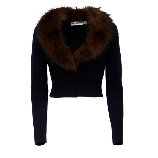 26FW 셀프 포트레이트 자켓 AW26148CA Black