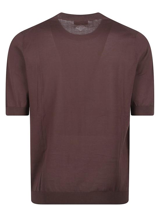 26SS 발렌타인 반팔 티셔츠 B2W035 18C23 Brown - BALLANTYNE