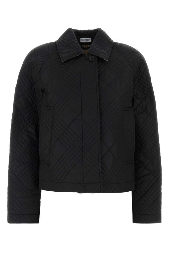 26FW 버버리 퀼티드 나일론 티필드 자켓 8127123 A1189 BLACK