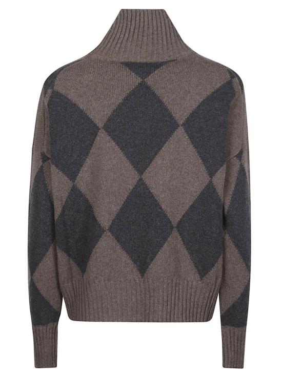 26FW 아라고나 니트웨어 D3436MC Brown - ARAGONA