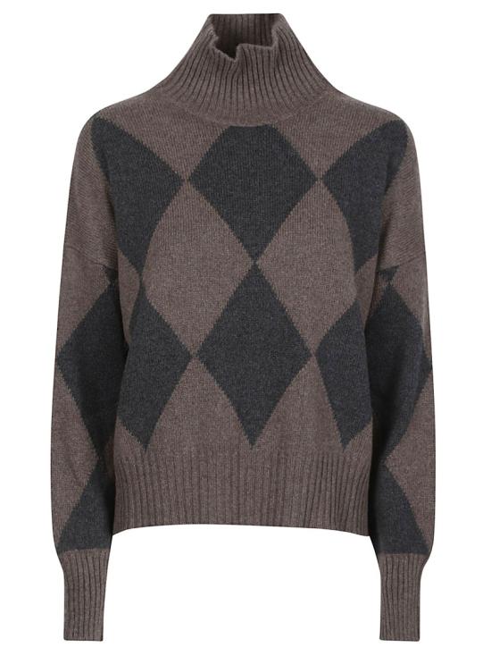 26FW 아라고나 니트웨어 D3436MC Brown