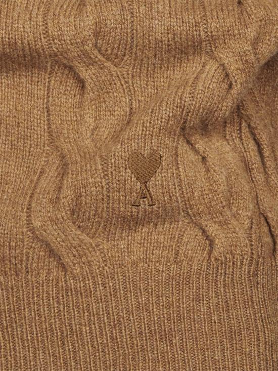 26FW 아미 니트웨어 UKS880KN0189280 Brown - AMI