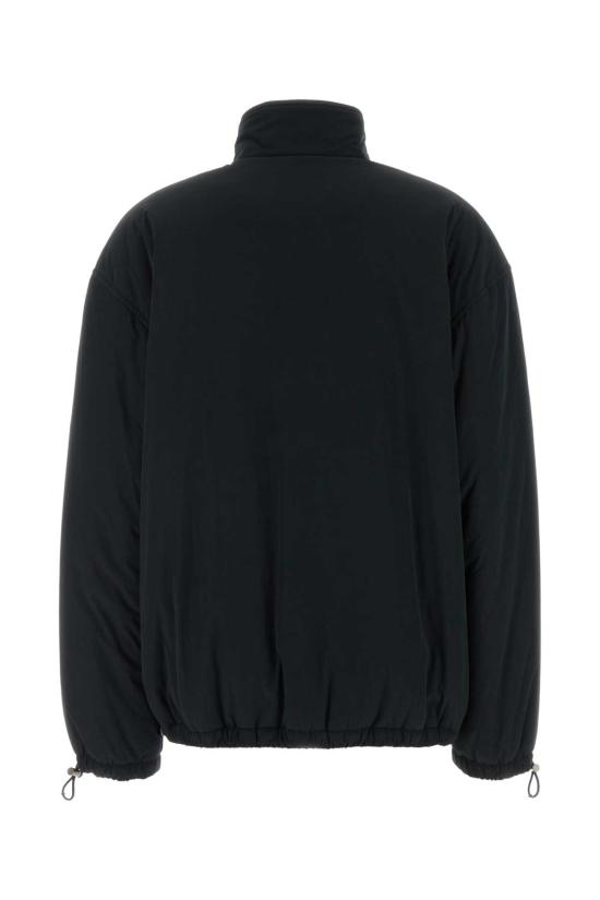26FW 미우미우 로고 버튼 플리스 자켓 ML1541SOOO6291 F0002 Black - MIU MIU