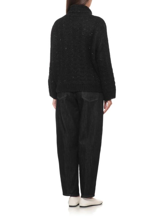 26FW 빠니깔레 니트웨어 D390479CL39D11B0995 Black - PANICALE