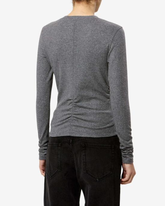  이자벨마랑 긴팔 티셔츠 이자벨 마랑 델레사 탑 그레이 - ISABEL MARANT