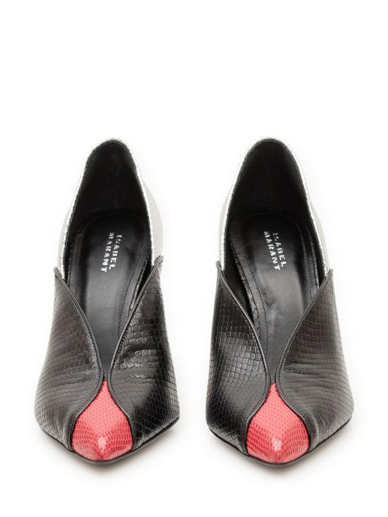 26FW 이자벨마랑 힐/펌프스 26HES0090FAD4A06S BKSR BLACK SCARLET RED - ISABEL MARANT