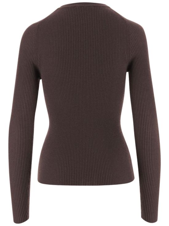 26FW 올리버 라투기 니트웨어 D340WSCHOCOLATE Brown - OLIVER LATTUGHI
