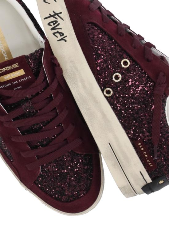 26FW 크라임런던 스니커즈 23100AA9 71SK8 DELUXEBORDEAUX Burgundy - CRIME LONDON