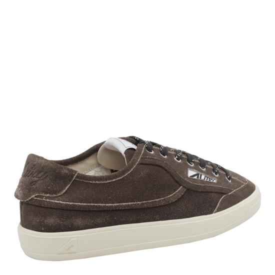26FW 오트리 WINDSCAPE 로우 스니커즈 캔버스 SCLM KQ02 BROWN - AUTRY