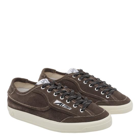 26FW 오트리 WINDSCAPE 로우 스니커즈 캔버스 SCLM KQ02 BROWN - AUTRY