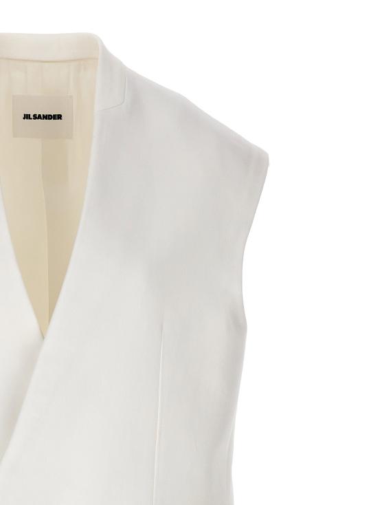  질샌더 베스트 LDJ03BN0140J45078104 WHITE - JIL SANDER