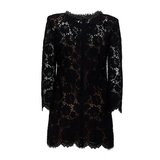 26FW 셀프 포트레이트 원피스 AW26045S Black - SELF PORTRAIT
